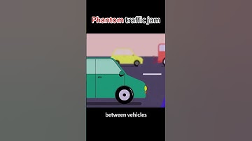 Phantom traffic jam #shorts #shortvideo #car #traffic #facts #interesting #knowledge