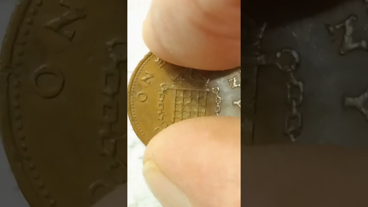 ERRöR COİns-U.K. Elizabet Error 1987 -1 penny          55 000 USD