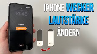 iPhone Wecker Lautstärke einstellen | In 1 Minute erklärt ✔