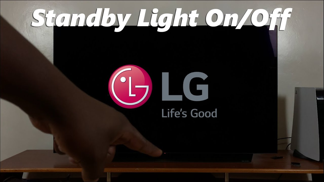 How To Turn Lg Smart Tv Standby Light On Or Off - Youtube