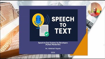 Lecture 3 : HandsOn Python   Vosk Offline Model