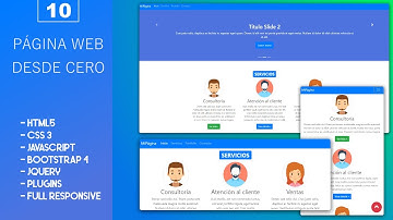 10 - Página web desde cero - Sección Inicio con Carousel de Bootstrap