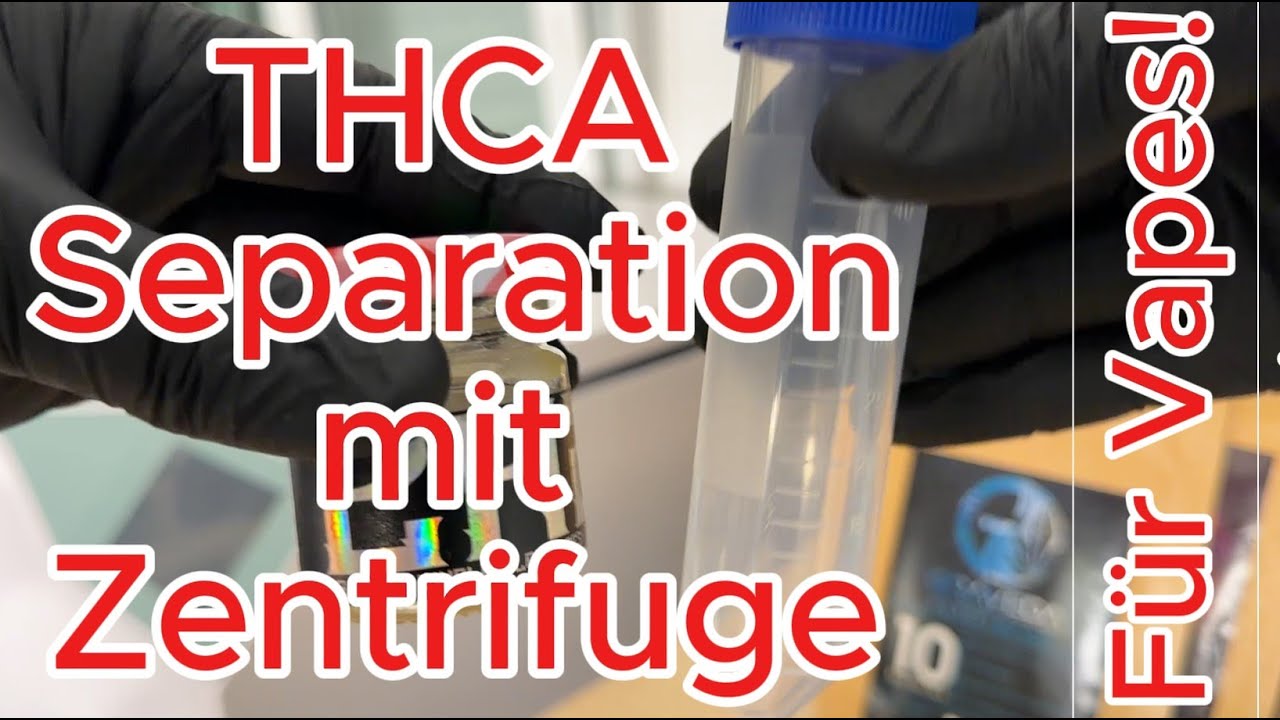 THCA Separation mit Zentrifuge für Cartridges FAIL