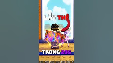 CÁCH LẤY THẺ Plants Vs Brainrots TRONG 20S