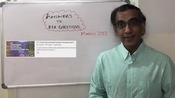 Environmental Impact Assessment (Answers)