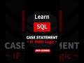 SQL Case Statement