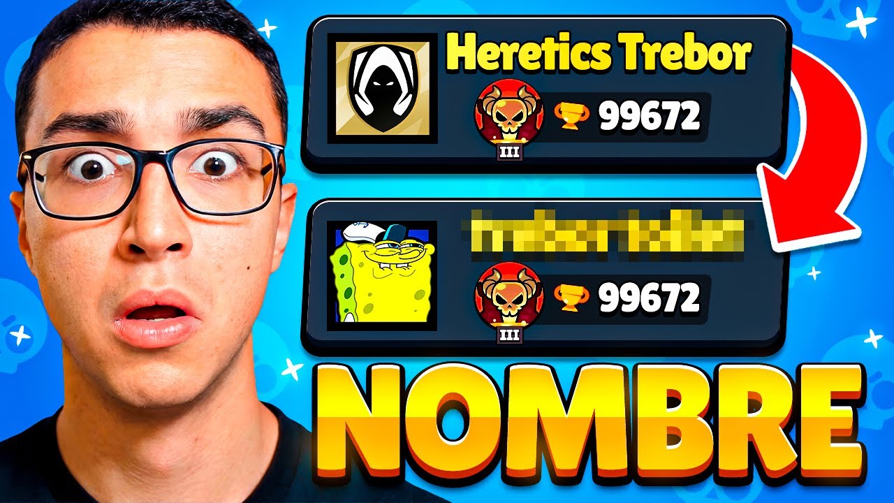 Me CAMBIO el NOMBRE de BRAWL STARS como CASTIGO😱