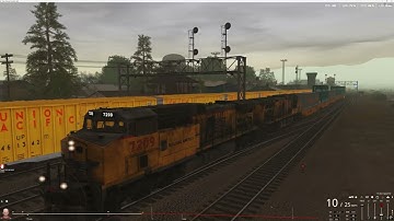 Trainz Railroad Simulator 2022 (TRS22) - GE AC4400CW - Containers - 4K UHD