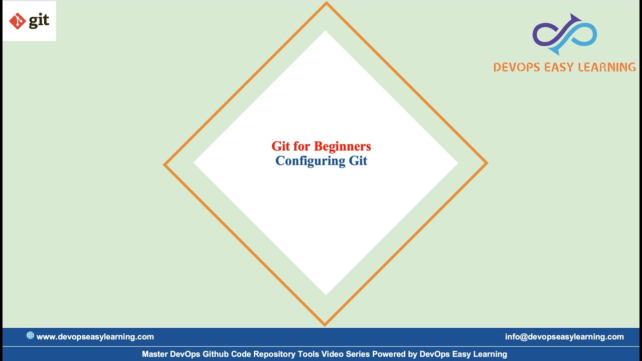 How to configure git | Git for Beginners | Introduction to Git - YouTube