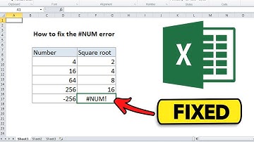 How to Fix #NUM in Excel (Error Fix)