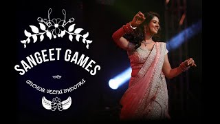 Sangeet Games | Anchor Veena Bhootra | Wedding Fun Games  Episode 1