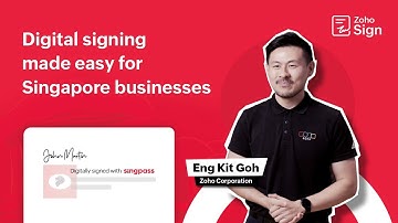 eSign for Singapore | Sign with Singpass | GovTech | Smart Nation | Digital Signature for businesses