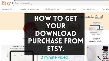How to Download and Print your Etsy Printables l Download Etsy Digital Downloads To Your Computer