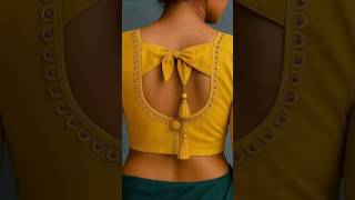 trading and stylish blouse back neck design#short