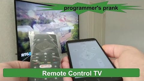 REMOTE CONTROL TV app(Flutter+Java). Joke