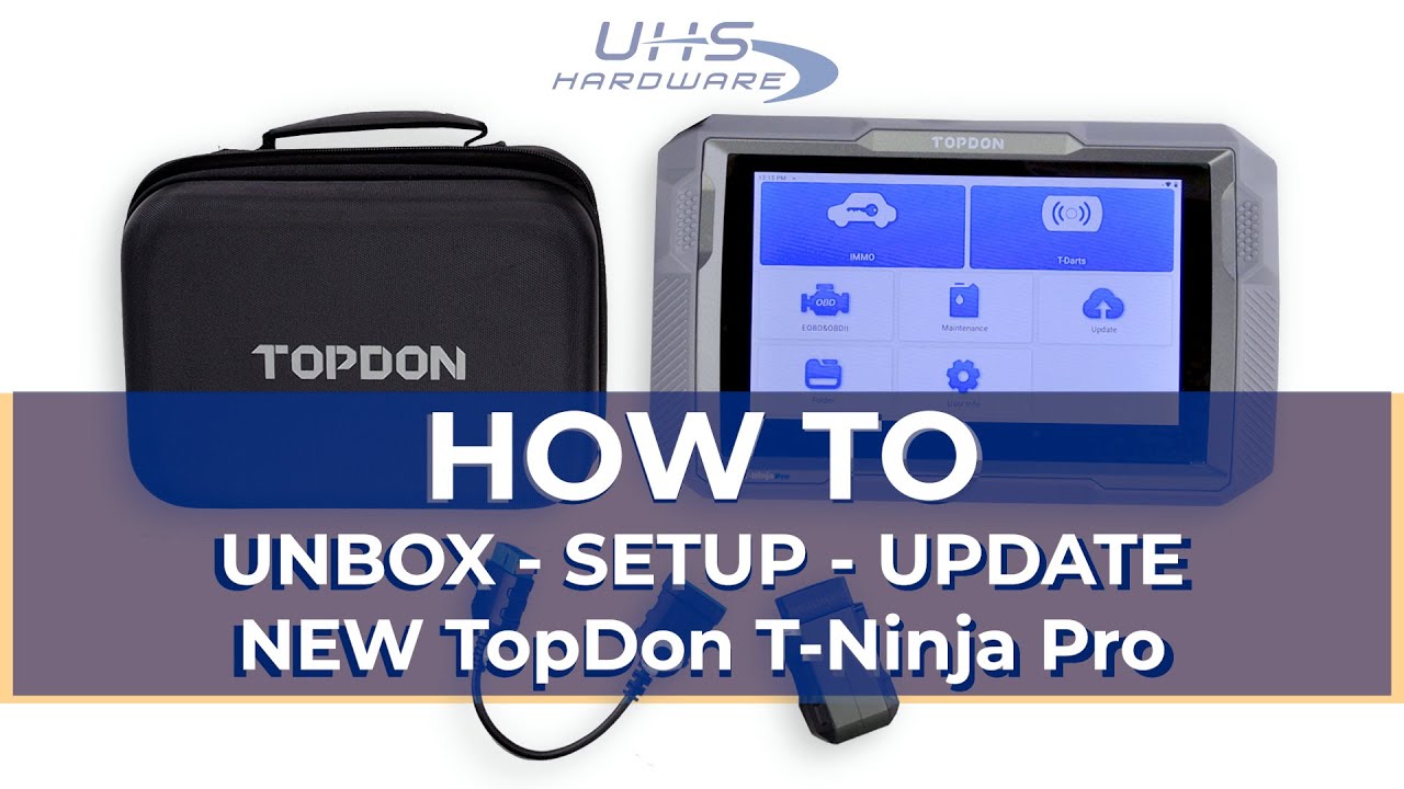 TOPDON Bundle - Phoenix Smart Advanced Diagnostic Scanner + T-Ninja Pro OBD  Programmer + Tornado 4000 Battery Charger – UHS Hardware