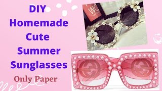 DIY Embellished Sunglasses – Craft Box Girls