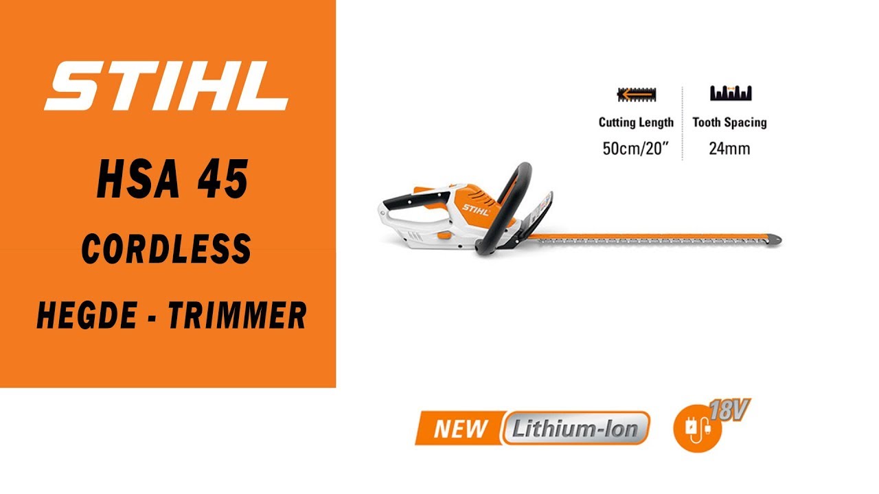 hsa 45 hedge trimmer