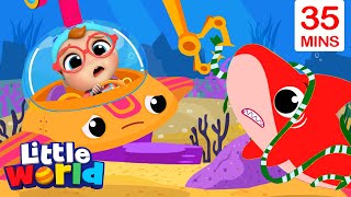 Sea Animal Rescue Crew | Kids Songs & Nursery Rhymes by Little World