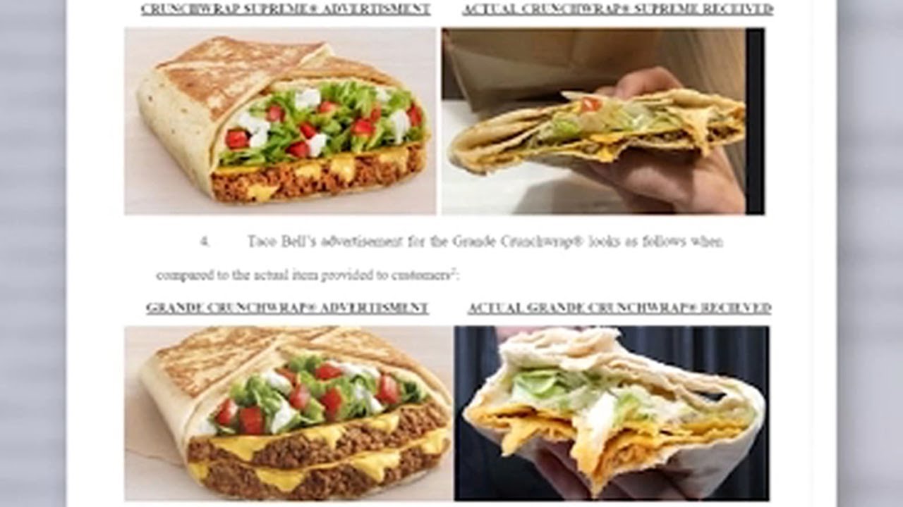 Read more about the article Taco Bell lawsuit claims products don’t match advertising – ABC7