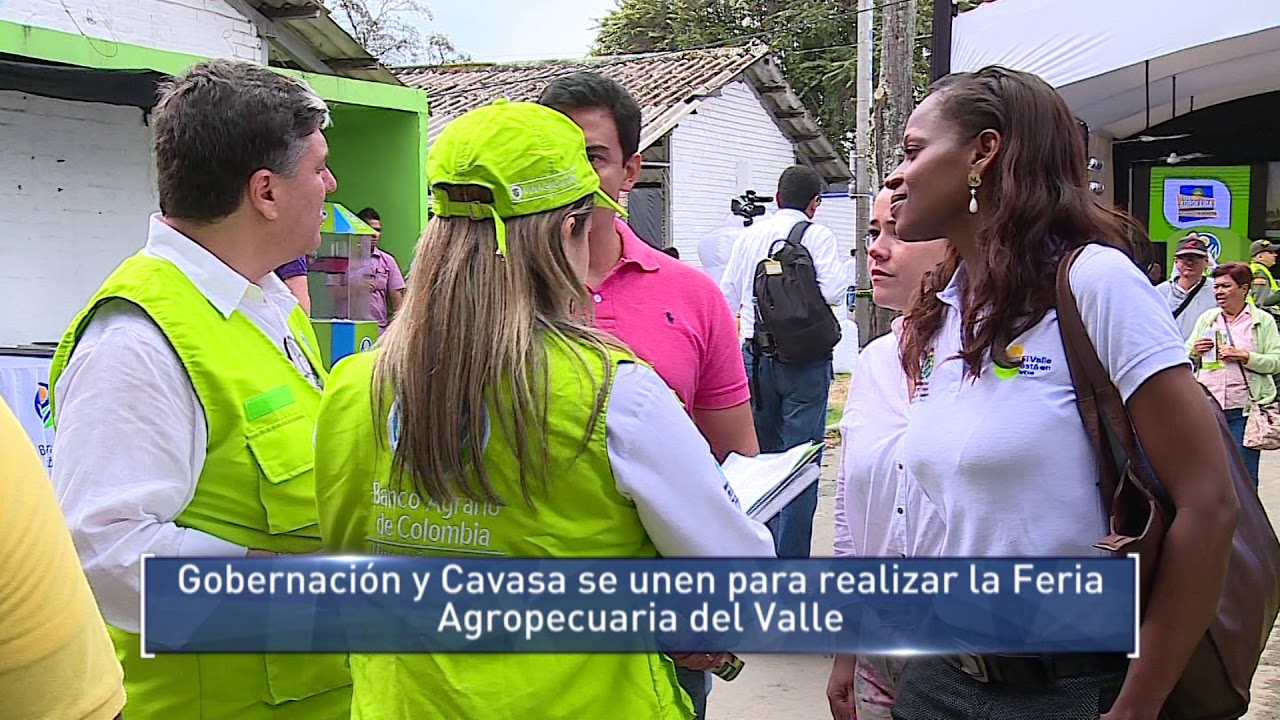 Gobernación y CAVASA se unen para realizar la Feria Agropecuaria del Valle - YouTube
