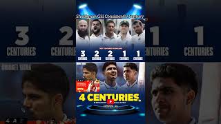 Shubhman Gill Consistent To Sentury !! Most Sentury 1 Series !! #shubhmangill #sentury #cunsistantcy