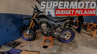 Modifikasi Honda Crf 150 L Jadi Supermoto || SANGAR BANGET !!!