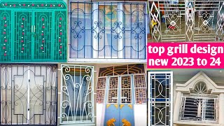 Top Window Grill design for home  / steel Grill design for home