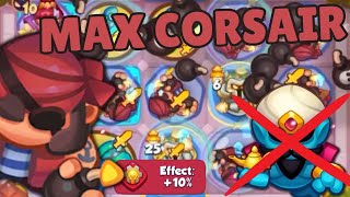 You can play against the Genie!!! Max Corsair vs Max Genie | Rush Royale