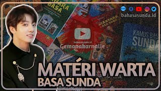 Materi Warta Sunda Bahasasunda Id Bahasasunda Id