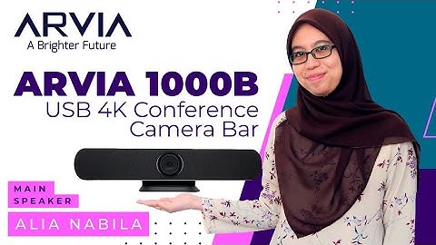 USB 4K Conference Camera Bar Model Arvia 1000B