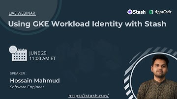 Using GKE Workload Identity with Stash