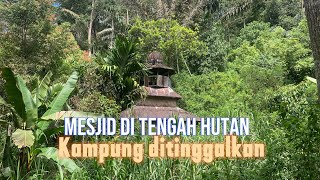 Mosque in the Middle of the Forest. Abandoned Village, Gading Bain