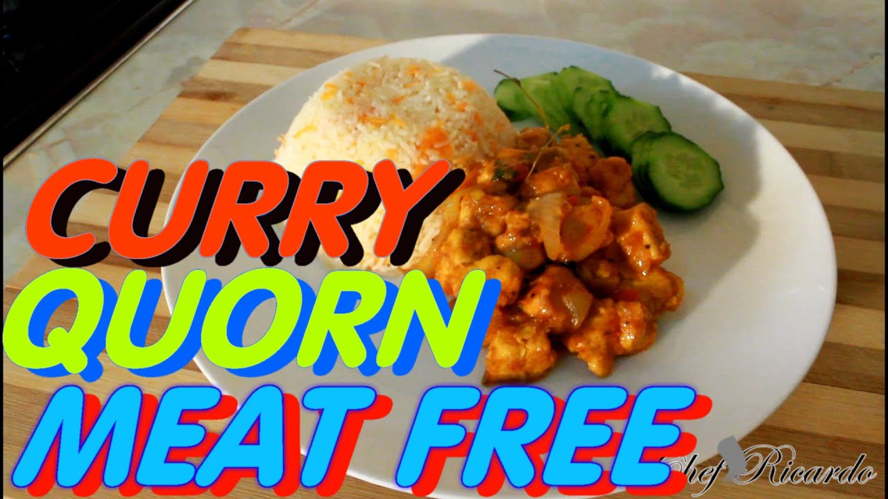 Curry Quorn Meat Free Healthy Protein Recipe With Rice | Recipes By ...