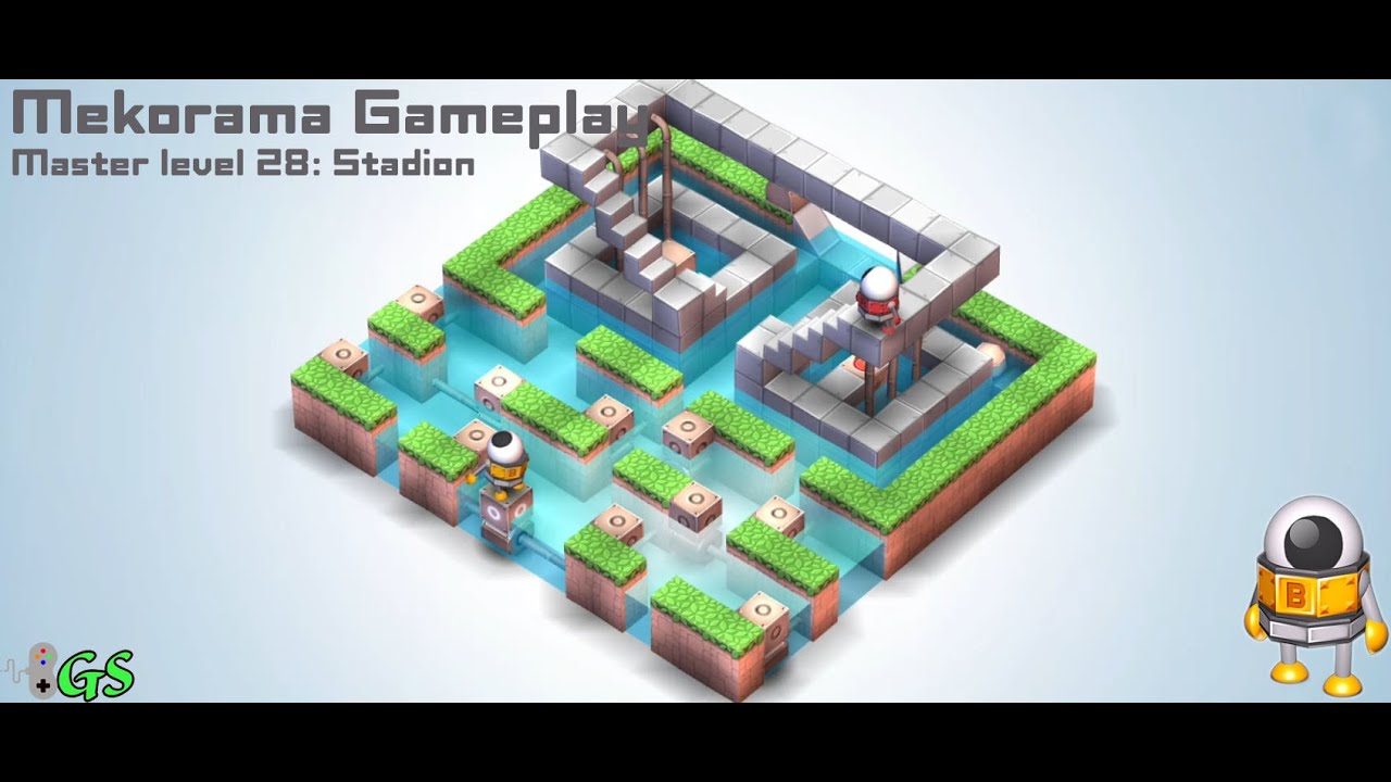 Mekorama Master | Level 28 | Stadion | Puzzle Game | Gameplay Walkthrough