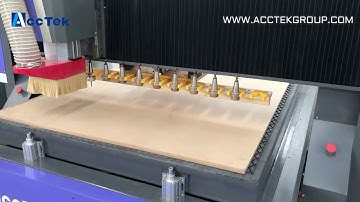 how to choose a good cnc router---acctek AKM1325C ATC CNC ROUTER With dust collector