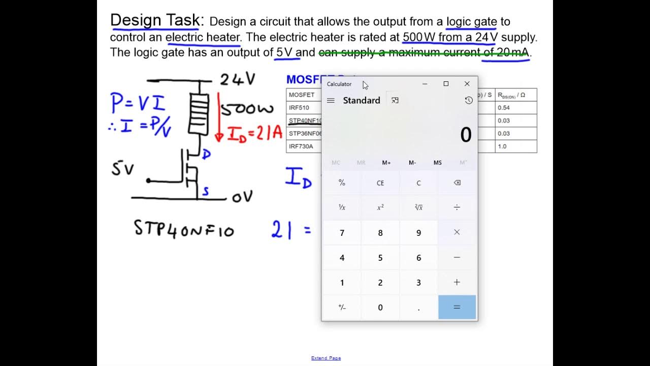 MOSFET Design Exercise YouTube