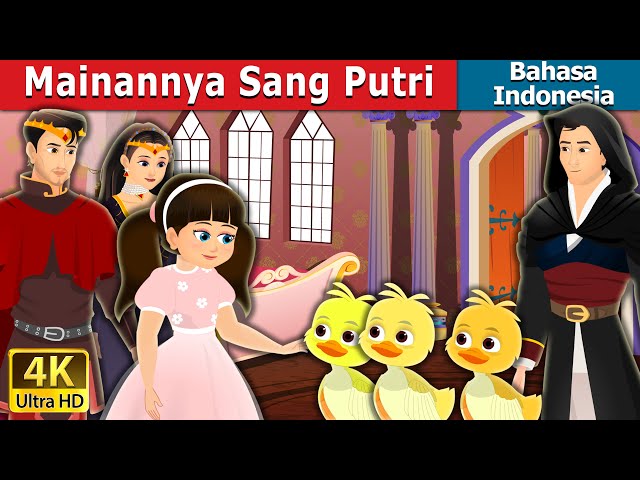 Mainannya Sang Putri | The Princess’s Poodles in Indonesian | @IndonesianFairyTales class=