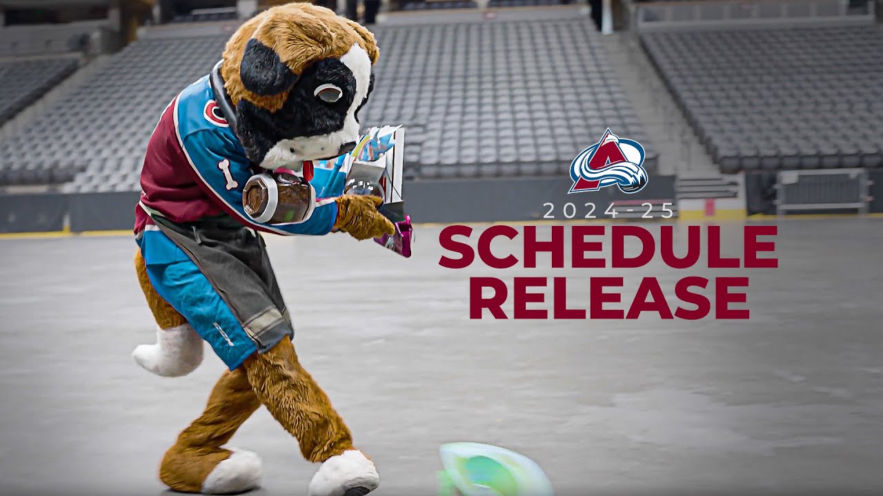 Colorado Avalanche 2024-25 Schedule Release - YouTube