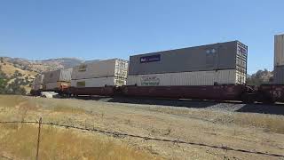 BNSF intermodal z train at Keene, CA