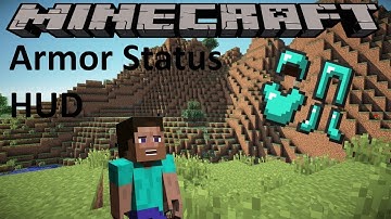 ARMOR STATUS HUD MOD - MINECRAFT 1.8 (MOD SHOWCASE)