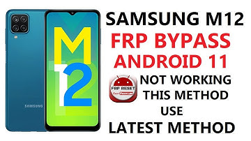 SAMSUNG M12 FRP BYPASS LATEST METHOD ANDROID 11