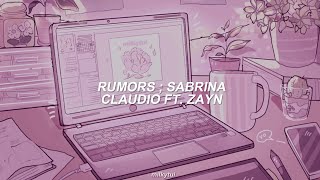 Sabrina Claudio ft. ZAYN ; Rumors // español