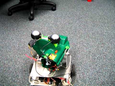 Robot stalks and kills a red cup