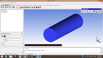 How to create geometry in ICEM CFD using coordinate poins | cylindrical Pipe | ANSYS 2018