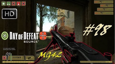 Day of Defeat Source - Anzio - Power of MG42 - Gameplay #98 [1080p60FPS]