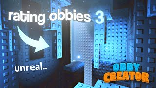 Rating FANS OBBIES in Obby Creator 3!