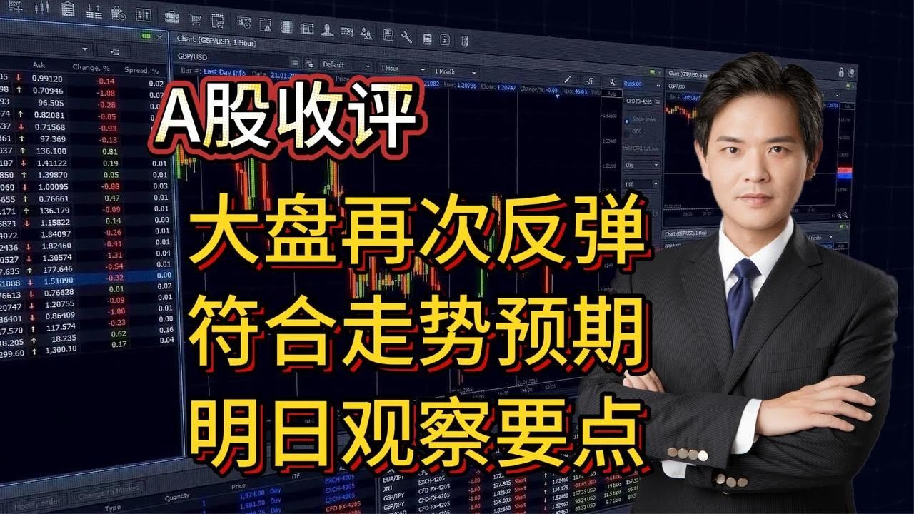 A股收评:大盘再次反弹,符合走势预期,明日观察要点 - YouTube