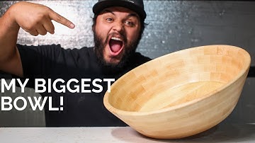 Segmented maple salad bowl