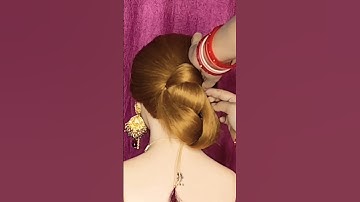 Cute Easy bun #shortvideo #hairstyle #youtubeshorts #hairdo #hack